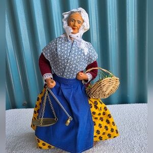 Vintage Fishmonger M Chave Aubagne Terracotta Figurine